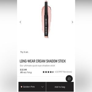 Bobbi brown long wear cream shadow stick